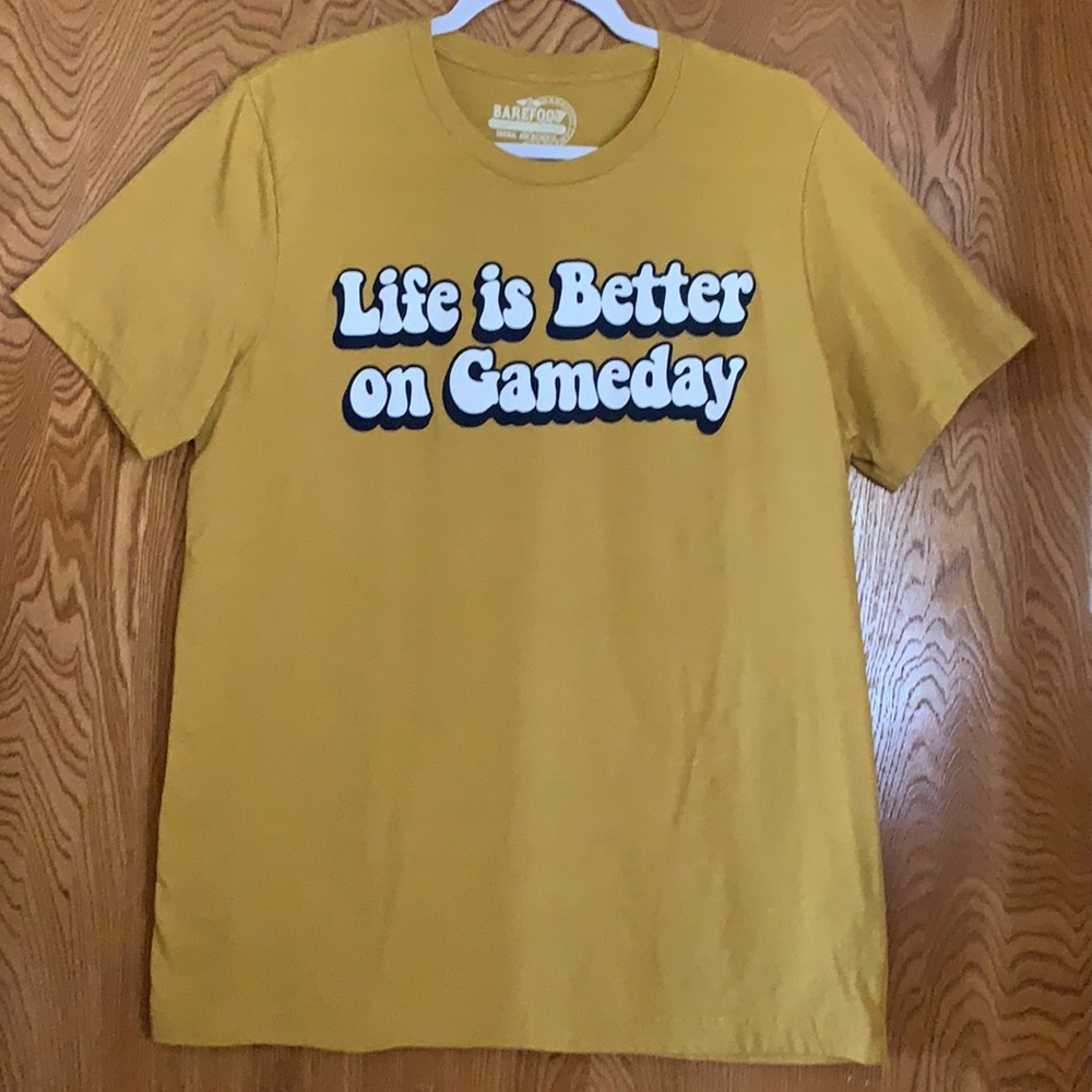 “Life Is Better On Game Day” Size Large T-shirt